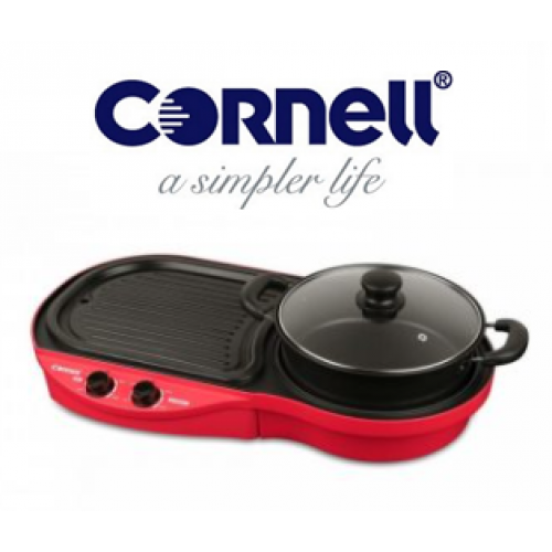 CORNELL 2 IN 1 GRILL & STEAMBOAT CCG-EL88DT