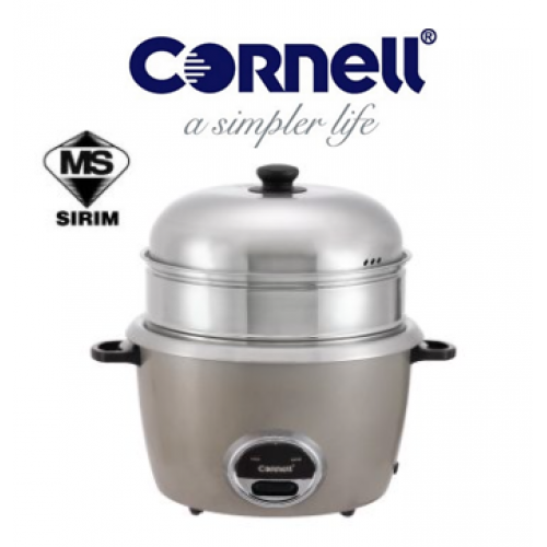 CORNELL 5.0 L + 1.5 L RICE COOKER STEAM PRO CRC-CP220SS