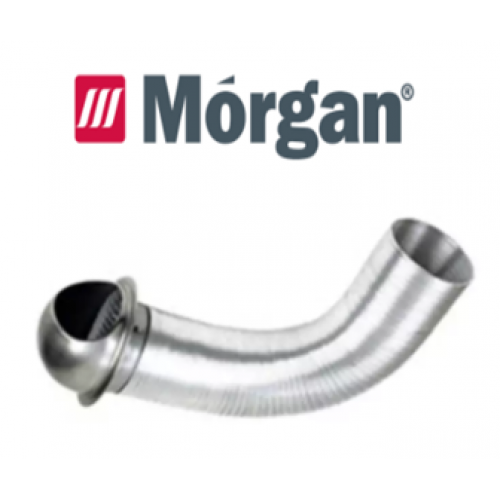 MORGAN 3000 L ORIGINAL FLEXIBLE COOKER HOOD HOSE & CAP D-D10L