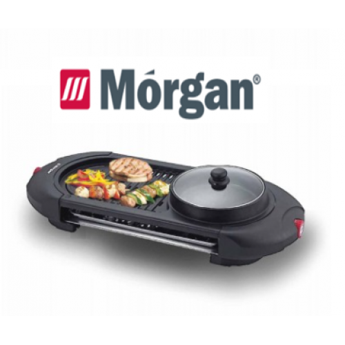 MORGAN 1800 W ELECTRIC GRILL PAN - STEAMBOAT POT MPG-DA898NS