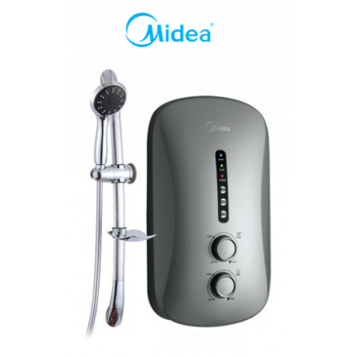 MIDEA 3800 W INSTANT WATER HEATER with DC Silent Pump (Black) MWH-38P3-BK