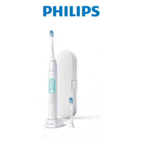 PHILIPS Sonicare ProtectiveClean 5100 Sonic electric toothbrush Built-in pressure sensor 3 modes 1 x BrushSync feature Travel case HX6857/30