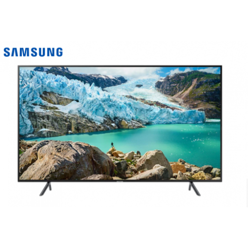 SAMSUNG 43” RU7100 Flat Smart 4K UHD TV UA43RU7100