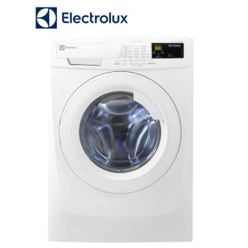 ELECTROLUX 7.5 KG FRONT LOAD WASHER Vapour Care Washing Machine - White Door EWF85743