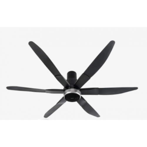 PANASONIC 70” 6-Blade Mondo Ceiling Fan F-M18LYVBKRH/VBKSH